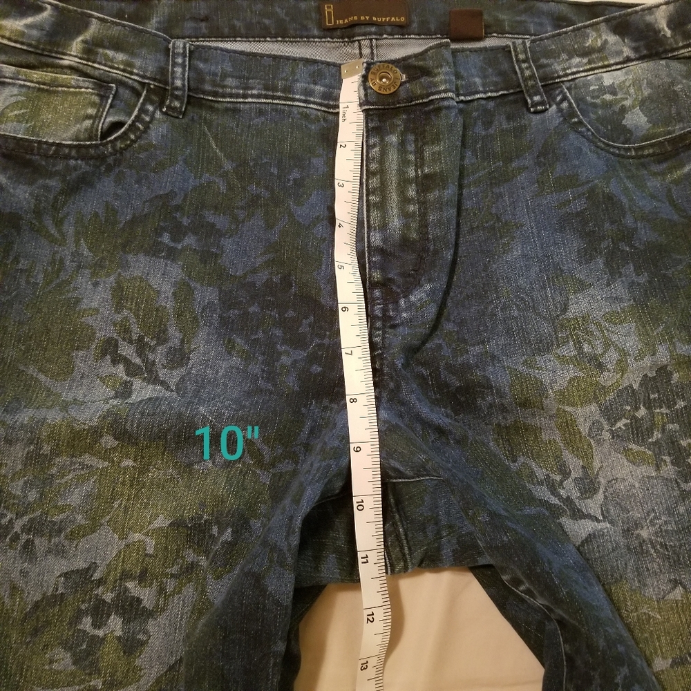 Floral Print Jeans. i jeans By Buffalo Sz 14 Denim. Womens. - Picture 14 of 16